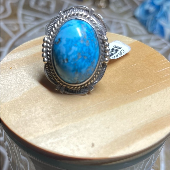 Silver Turquoise Ring - Picture 1 of 11